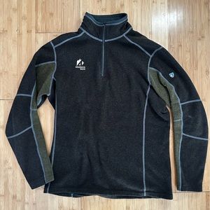 Kuhl Men’s quarter zip - Arapahoe Basin logo